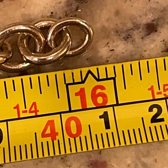 Tiffany & Co. Blank Engravable Heart Pendant Necklace Sterling Silver 16" - Picture 12 of 13